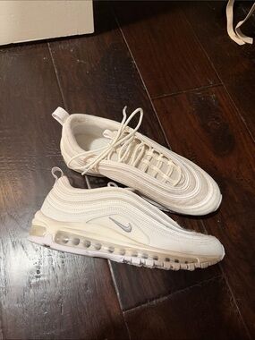 Nike Kids Cream/Off-White Air Max 97 Sneakers